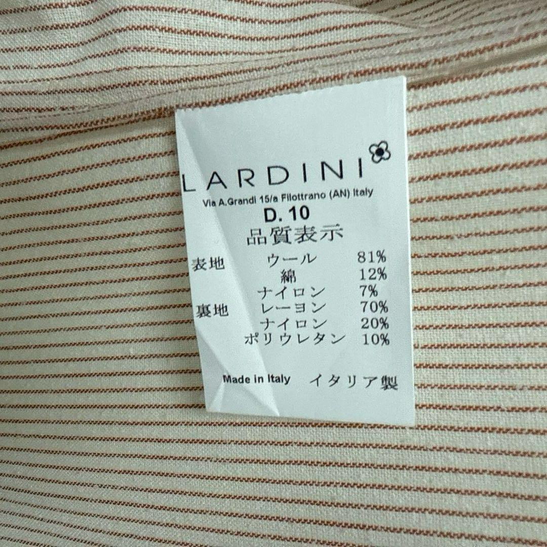ヒ*シ様 LARDINI ジャケット　未使用品　44 ストライプ　レディース　L