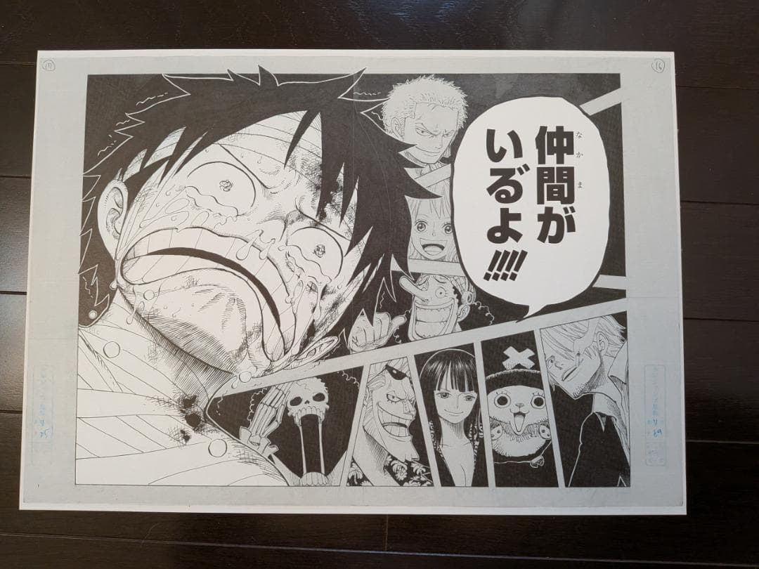 尾田栄一郎 複製原画 原稿 A ワンピース 額装 ジャンプ博覧会 2013