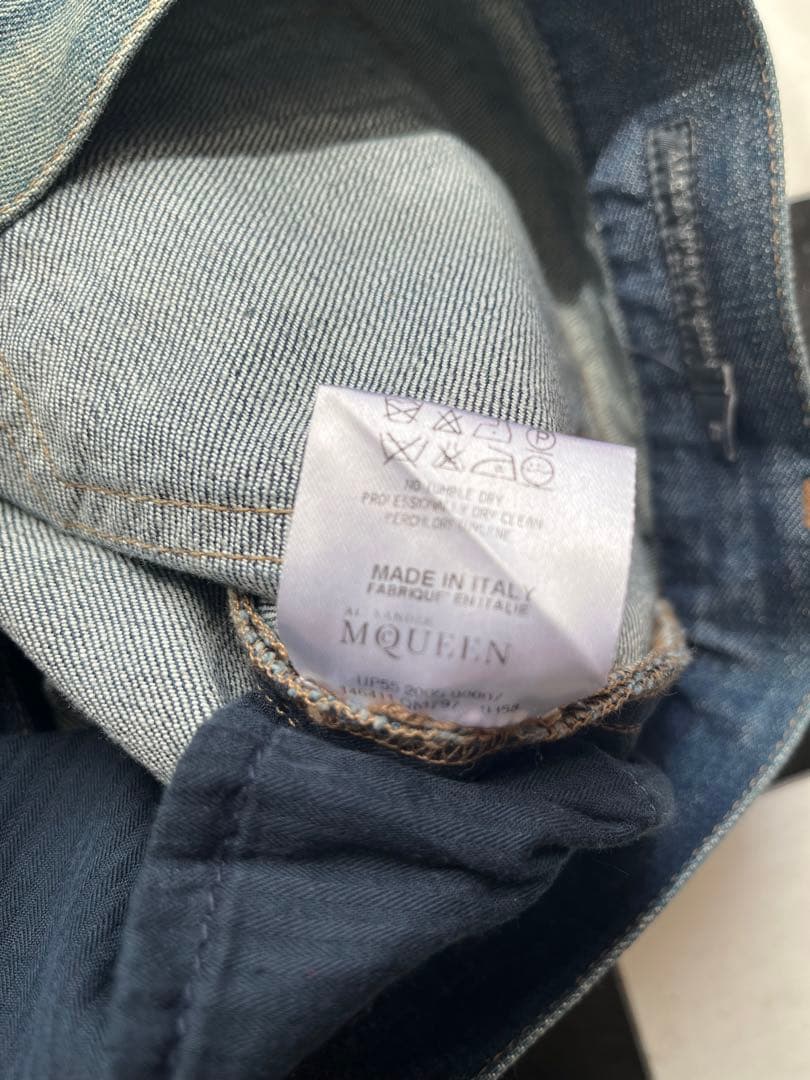 すきAlexanderMcQUEEN レースアップ ジーンズ マックイーン
