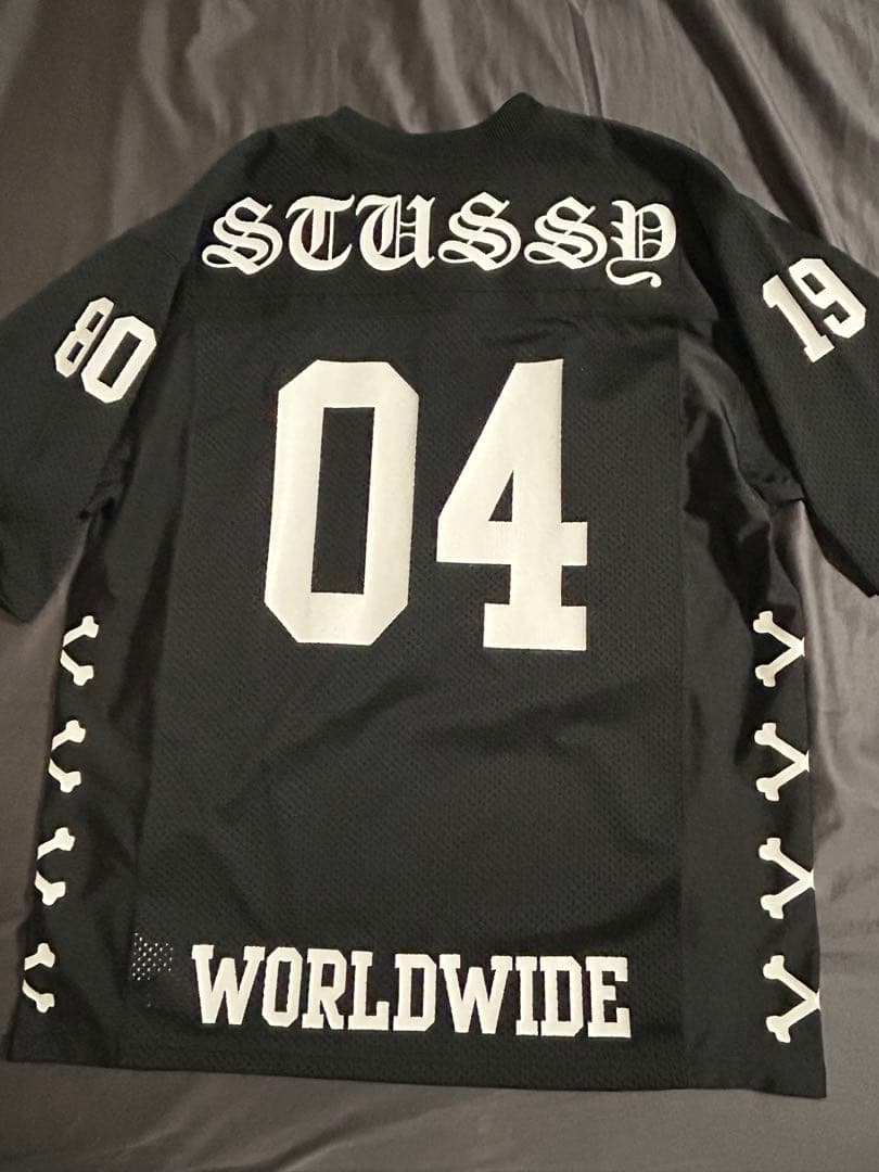 stussy ゲームシャツ スカルドクロ