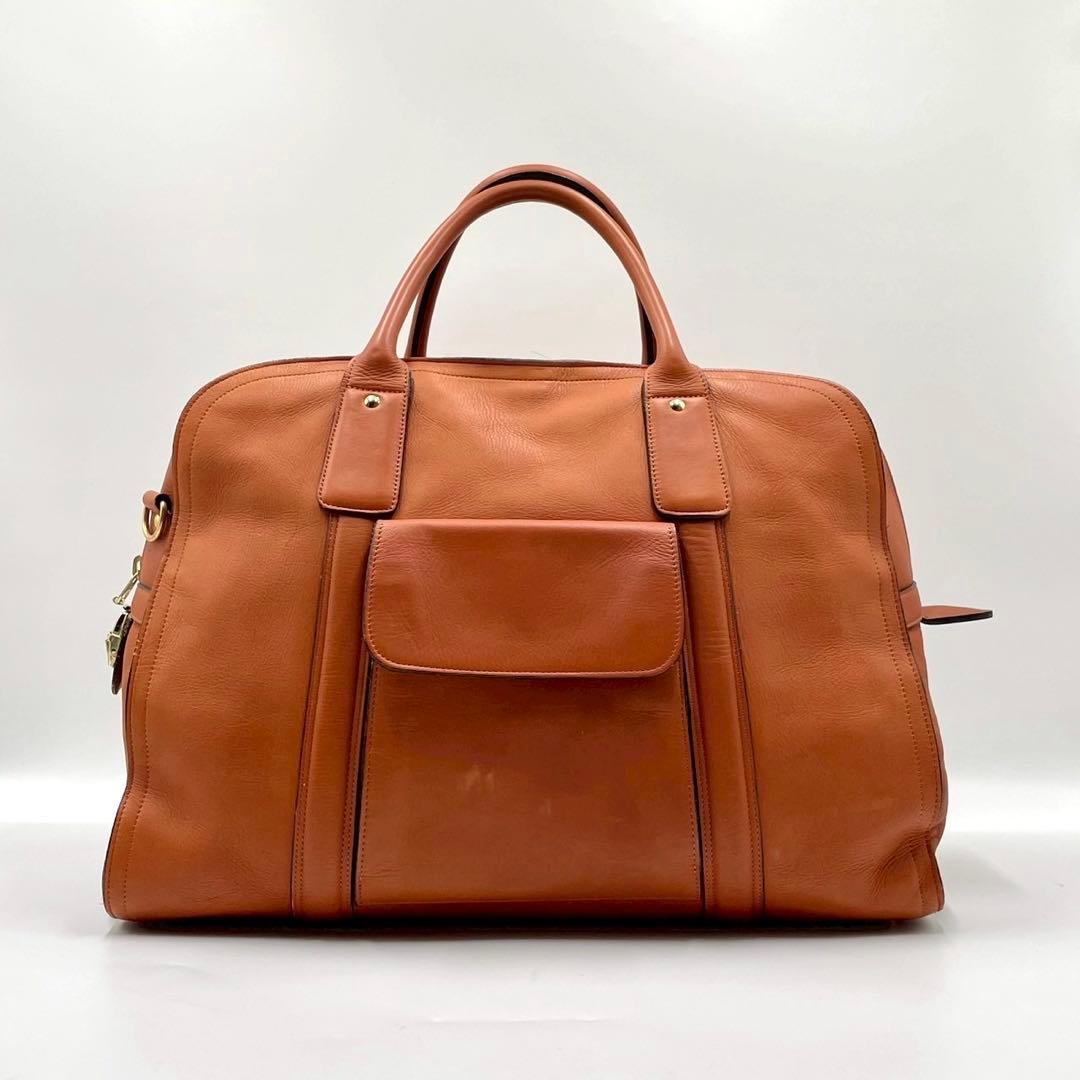【美品】 PORTER ポーター バロン 2way ボストンバッグ キャメル
