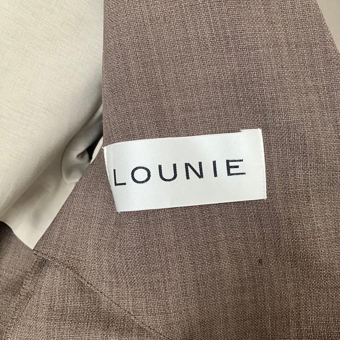 【美品】LOUNIE ルーニィ ダブルブレスト テーラードジャケット サイズ36