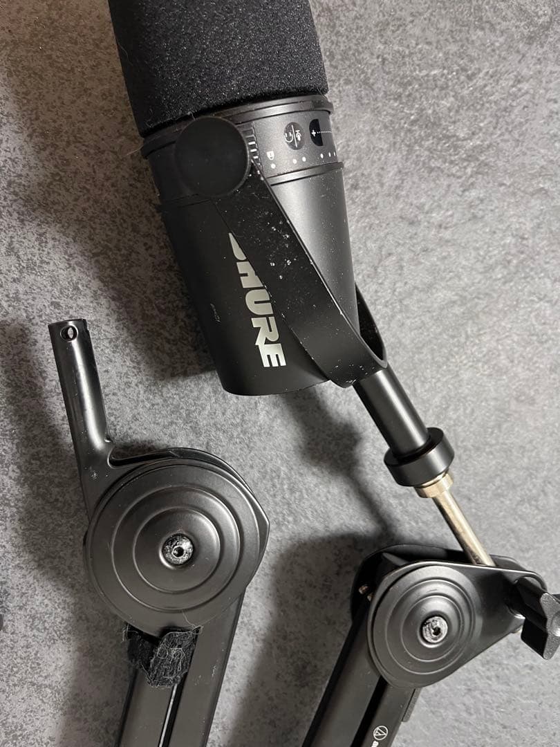 audio technica SHURE マイク　デスクアームセット