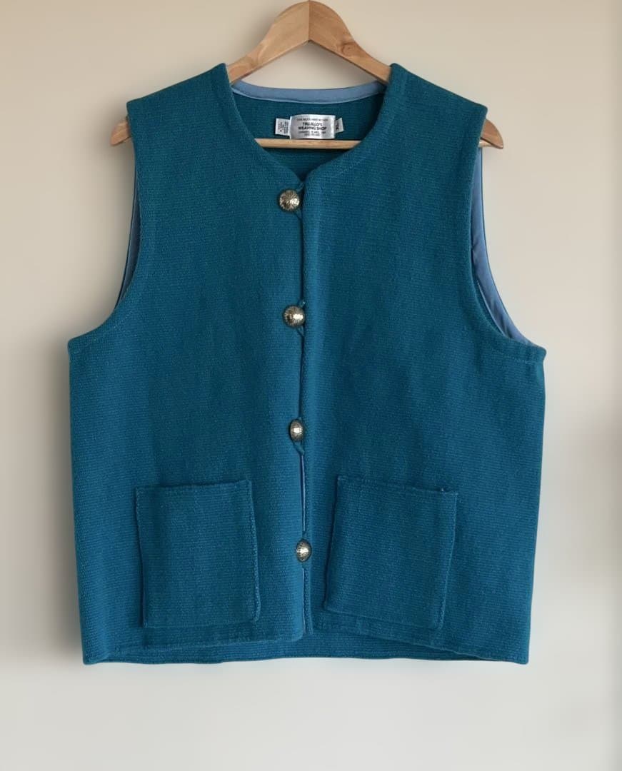 t*o様 新品TRUJILLO'S CHIMAYO VEST TURQUOISE