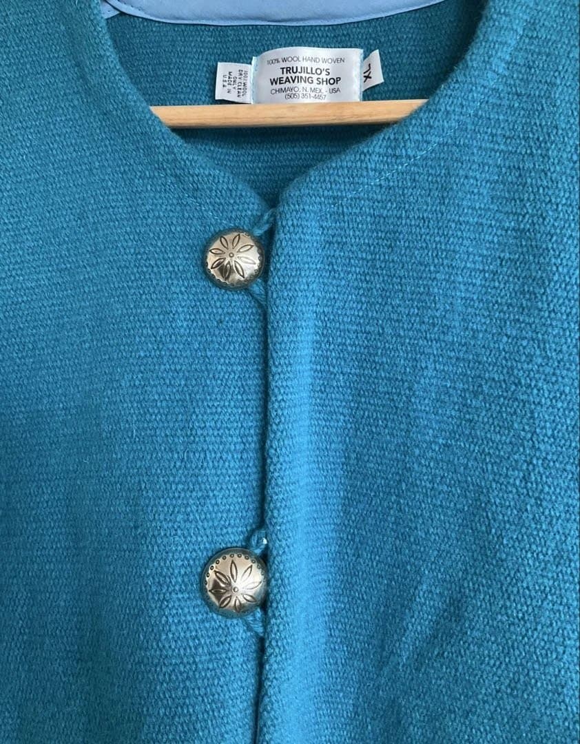 t*o様 新品TRUJILLO'S CHIMAYO VEST TURQUOISE