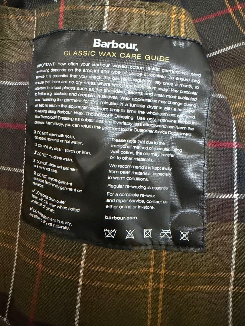 t*0様 Barbour CLASSIC BEDALE WAX クラシックビデイ