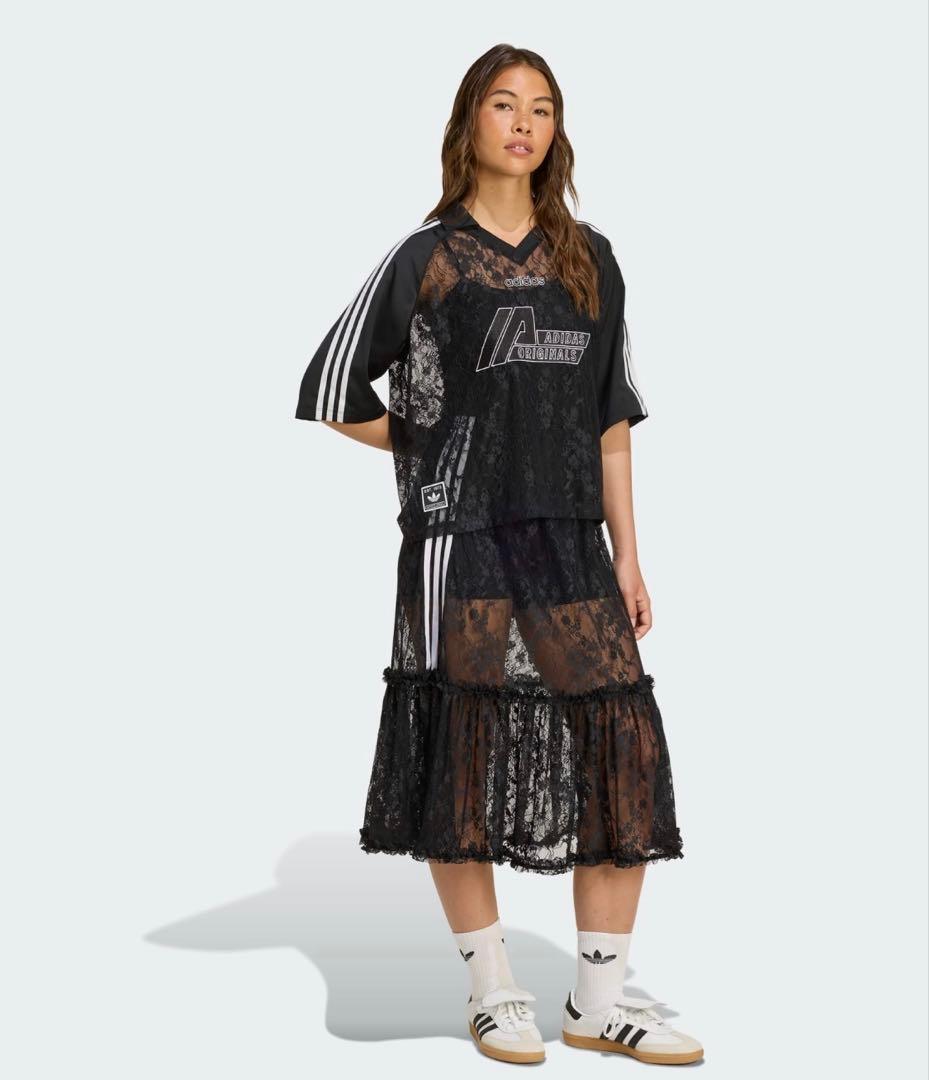 レースジャージトップス アディダスオリジナルス XS ブラック adidas