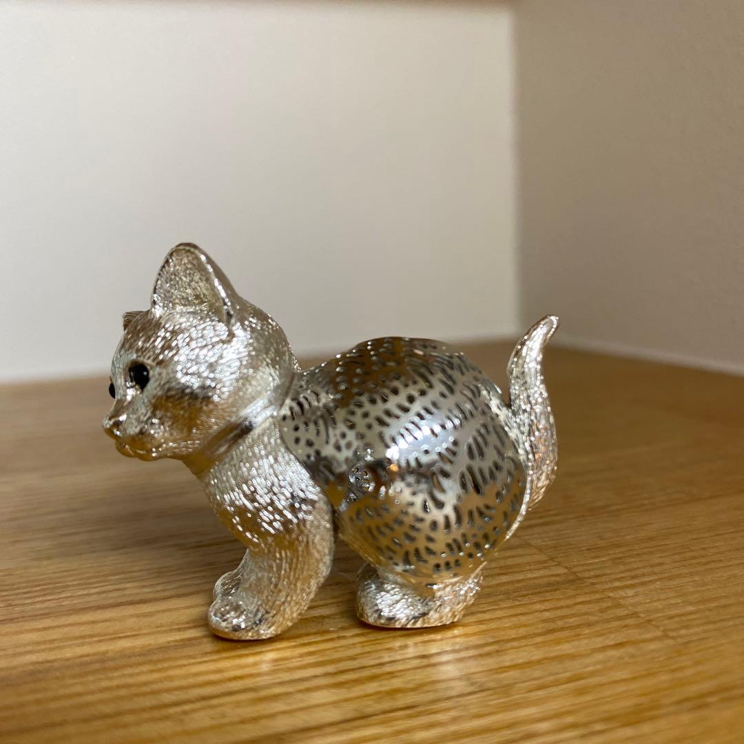 クリストフル　猫　オブジェ