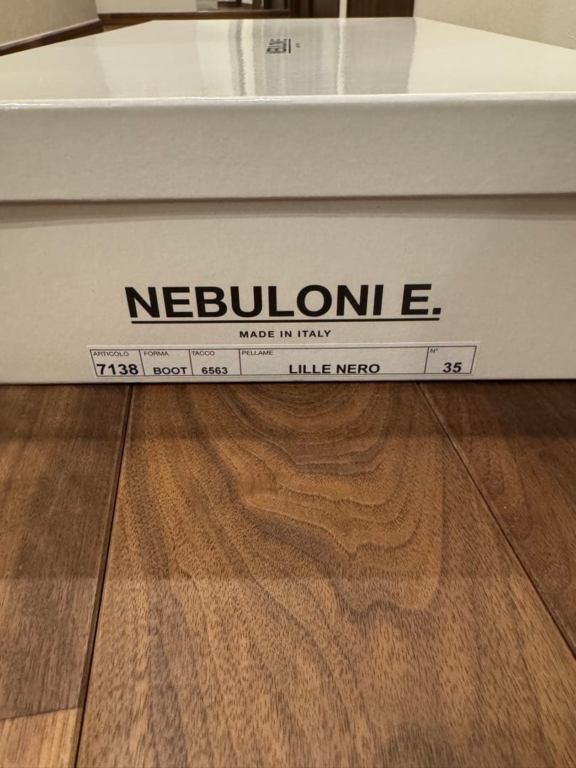 NEBULONI E. チャンキーヒールロングブーツ 7138 サイズ35