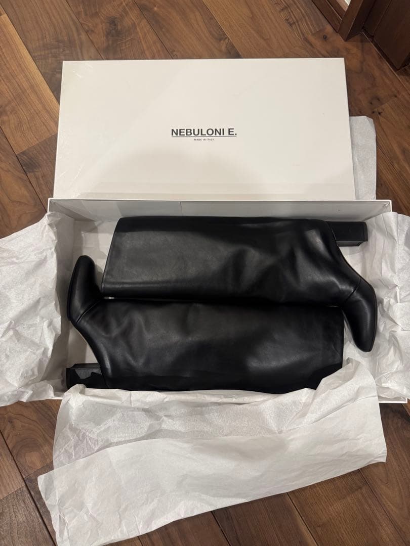NEBULONI E. チャンキーヒールロングブーツ 7138 サイズ35