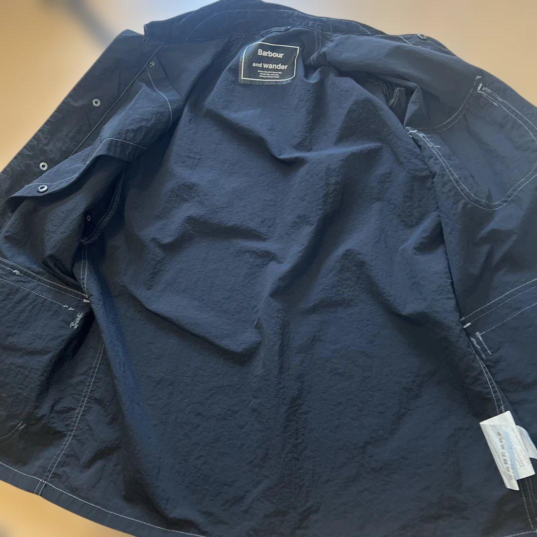 Barbour × and wander Pivot Jacket 黒 M 美品