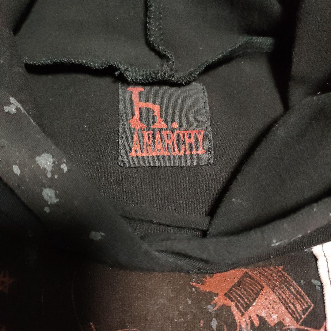 h.ANARCHY パーカー フード Tシャツ アームカバー NAOTO 黒