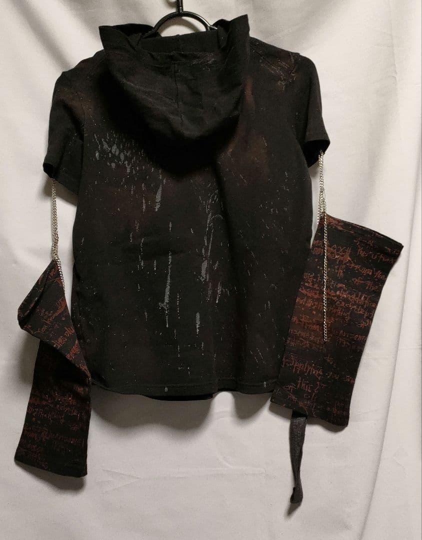 h.ANARCHY パーカー フード Tシャツ アームカバー NAOTO 黒