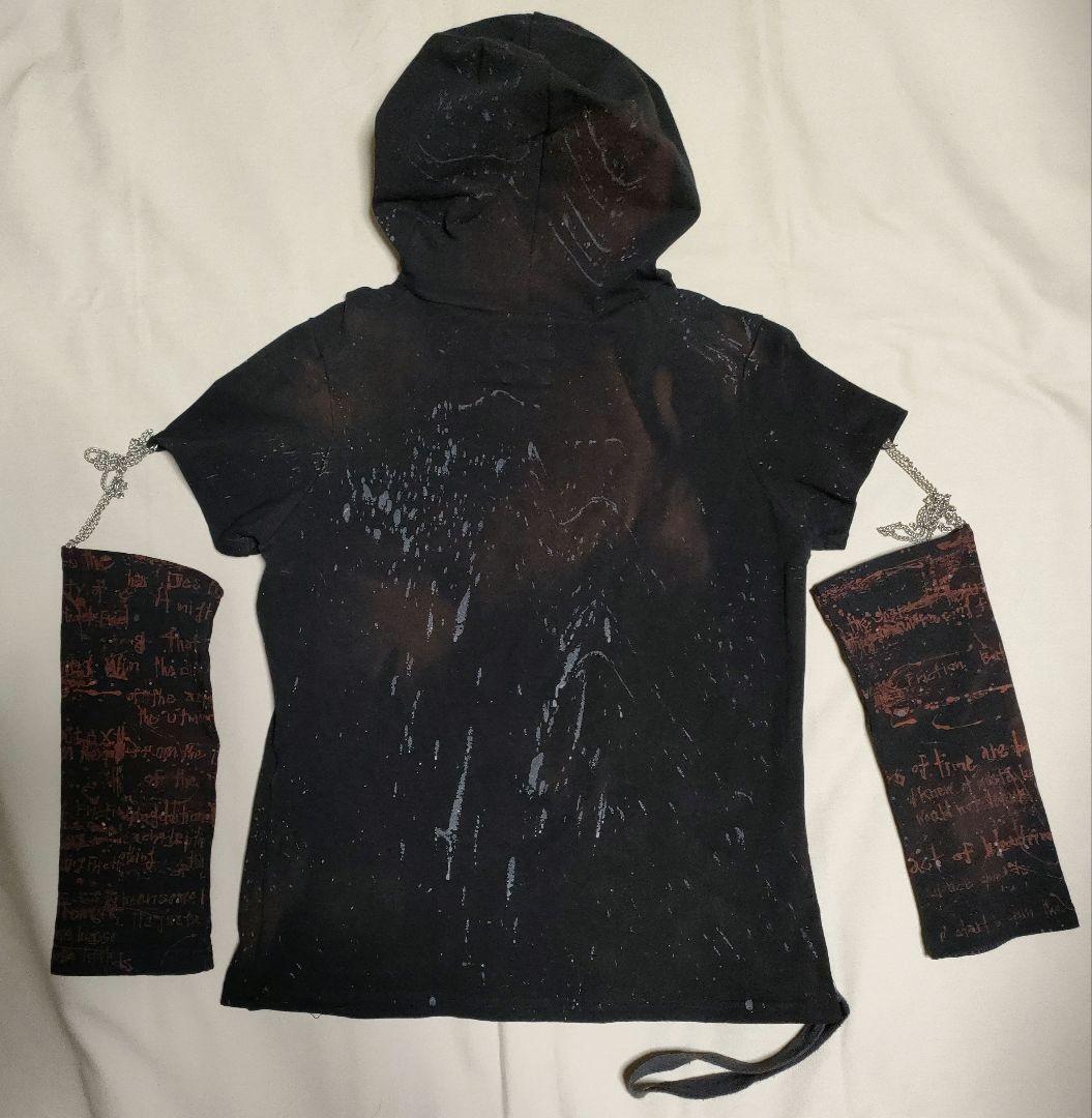 h.ANARCHY パーカー フード Tシャツ アームカバー NAOTO 黒