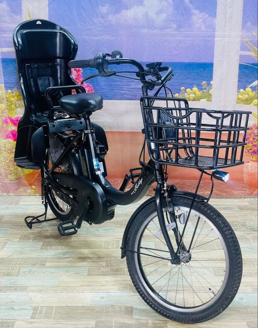 2019年パスバビー12AH⭐️ヤマハ子供乗せ電動アシスト自転車Y3422