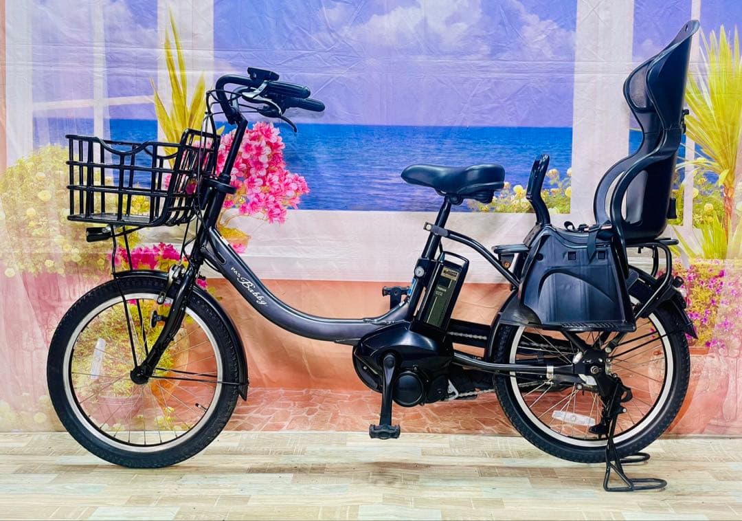 2019年パスバビー12AH⭐️ヤマハ子供乗せ電動アシスト自転車Y3422