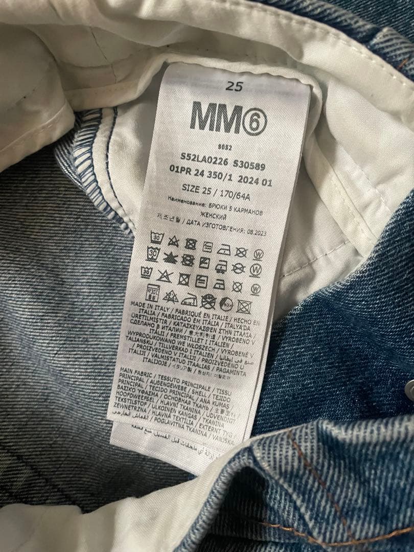 マルジェラ　MM6 デニム　25