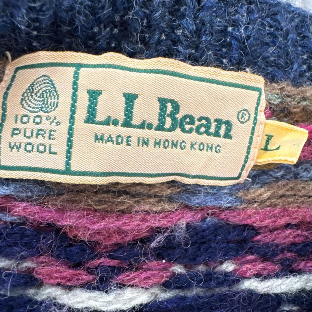 [美品]エルエルビーン　ヴィンテージ　カーディガン　Lサイズ