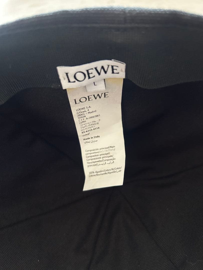 LOEWE パッチキャップ
