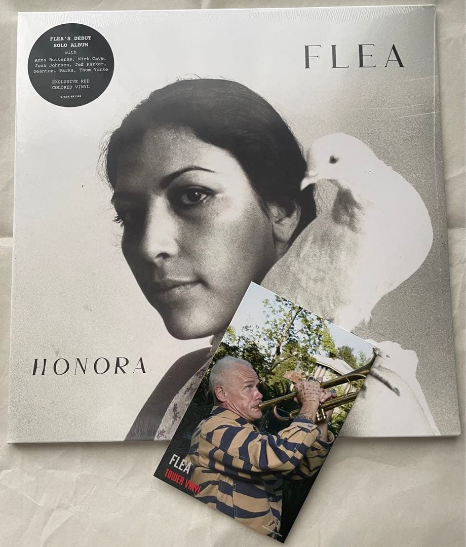 限定REDレコードFlea フリー レッドホットチリペッパーズradiohead