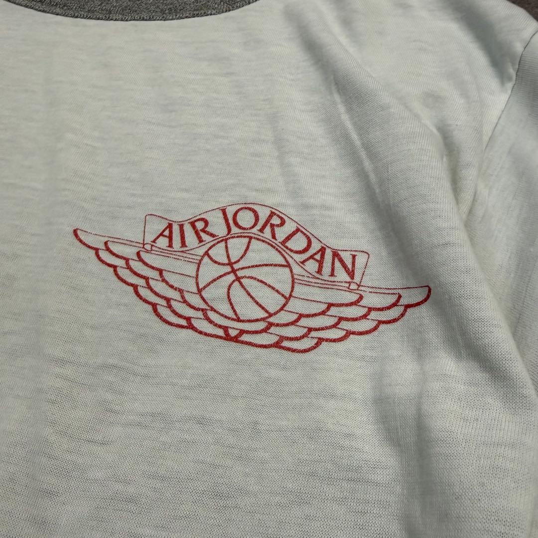 80s NIKE jordan ウィングマーク ダブルフェイス Tシャツ