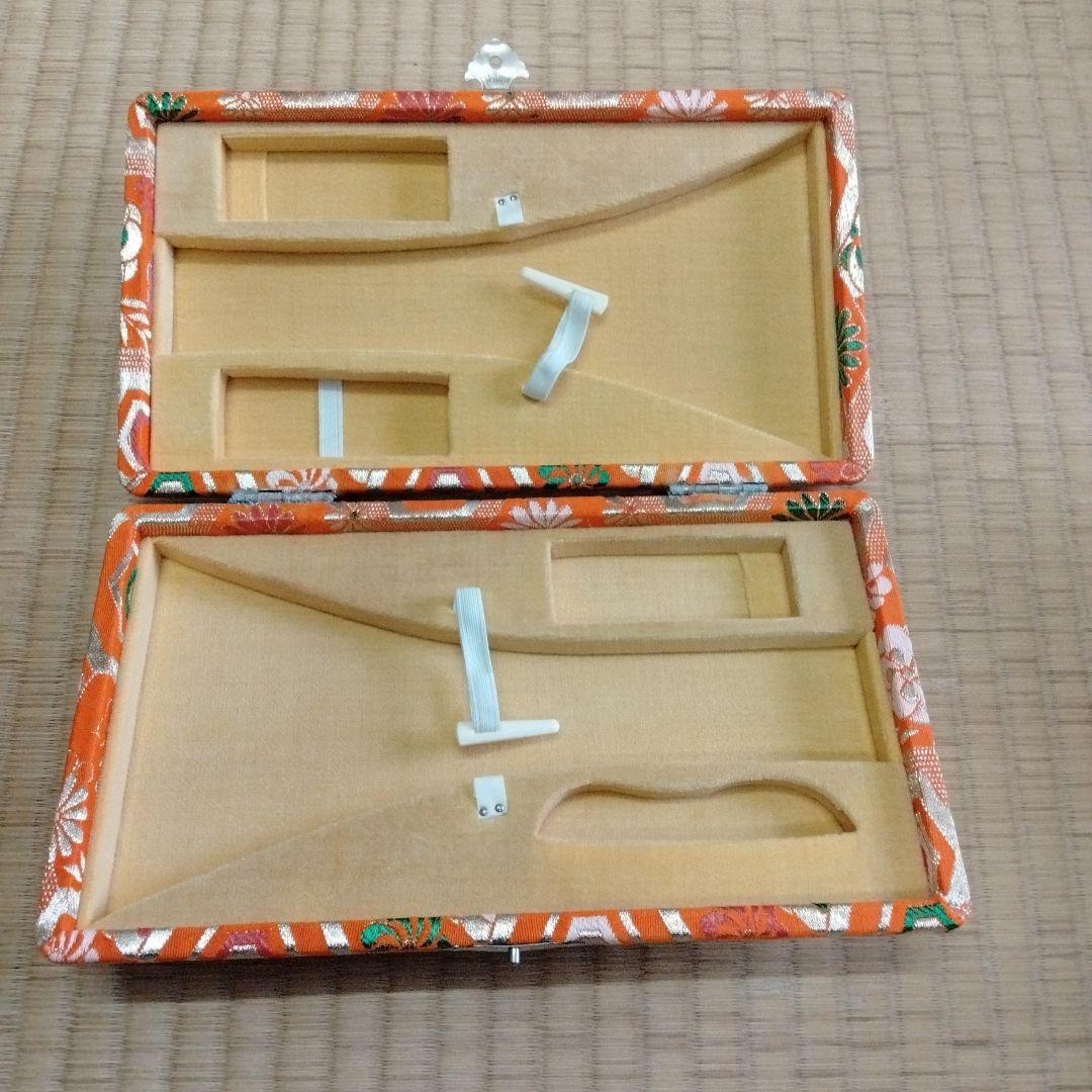 三味線撥入れ　二本収納