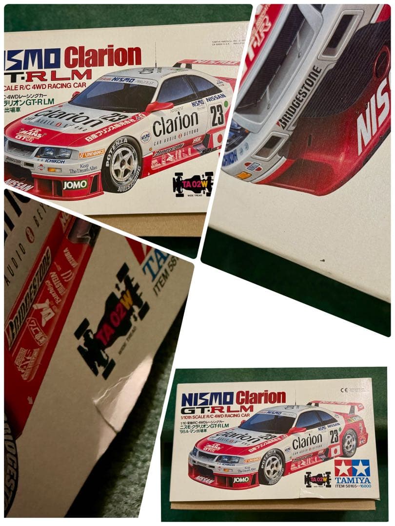 値下げ中★タミヤ◆ニスモ・クラリオンGT-RLM TA02Wシャーシ 1/10