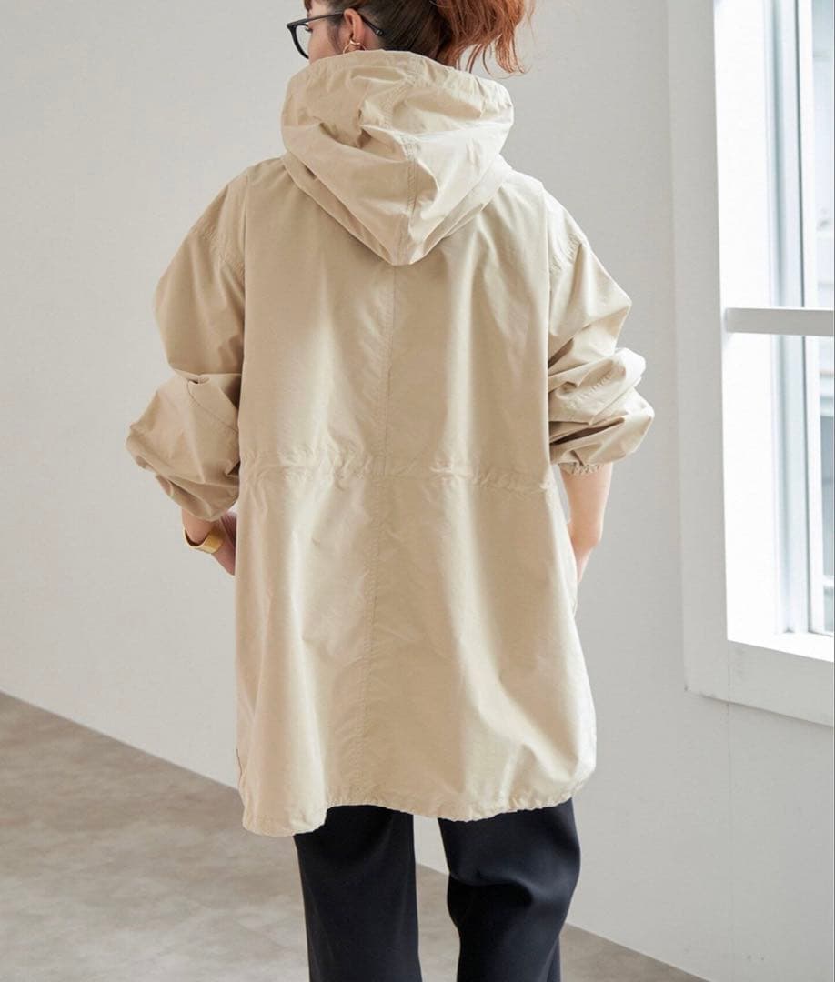Spick and Span　撥水スノーカモパーカーコート　ベージュ　38