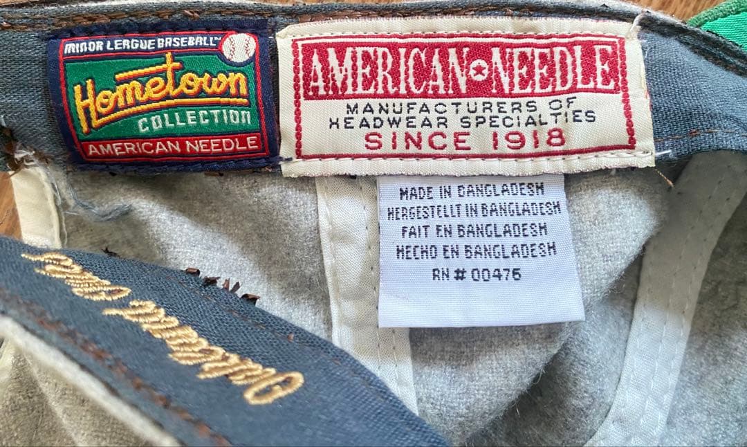 オークランド オークス アメリカンニードル ビンテージ キャップ マイナーリーグ