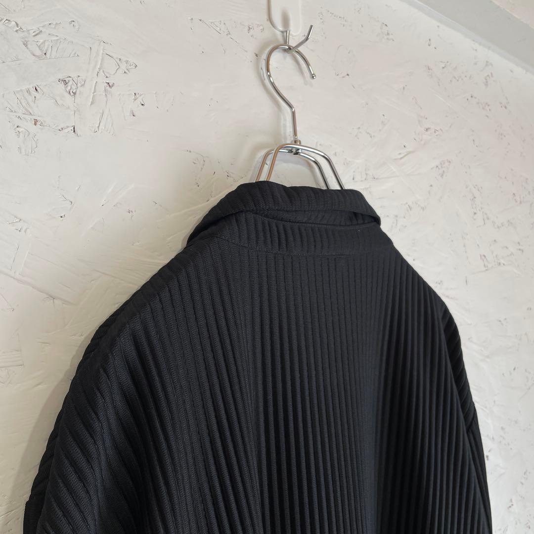 セットアップ【ZARA】プリーツジャケット　テーパードパンツ　黒　L