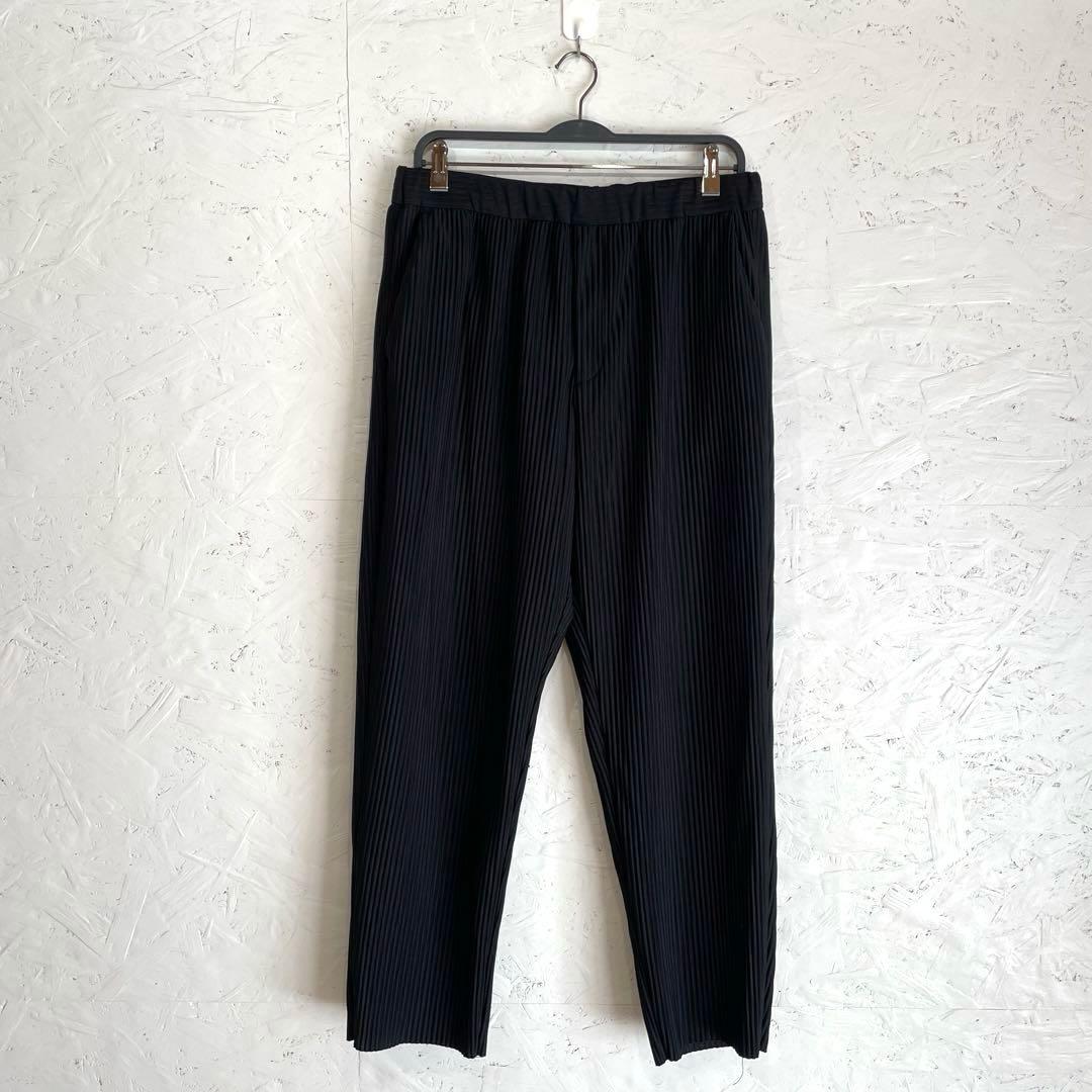 セットアップ【ZARA】プリーツジャケット　テーパードパンツ　黒　L