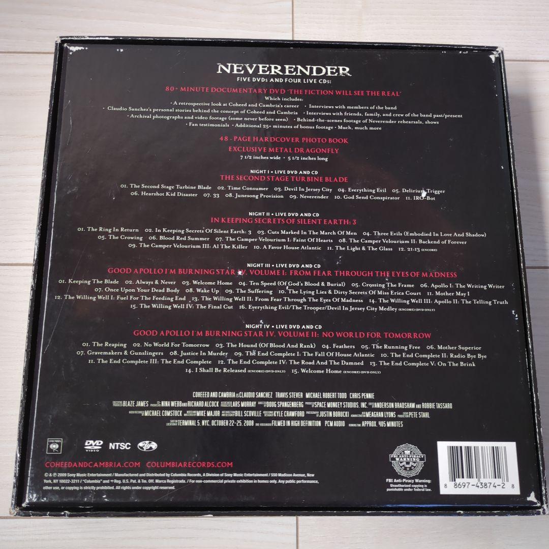 洋楽 COHEED AND CAMBRIA NEVERENDER