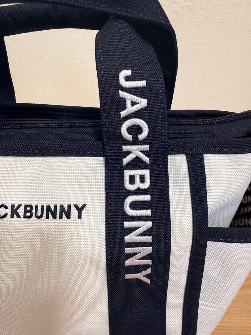JACKBUNNY ゴルフ トートバッグ　ホワイト