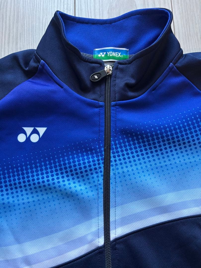 【YONEX】スポーツ用ジャージ上下セット ネイビー/青 レディースM