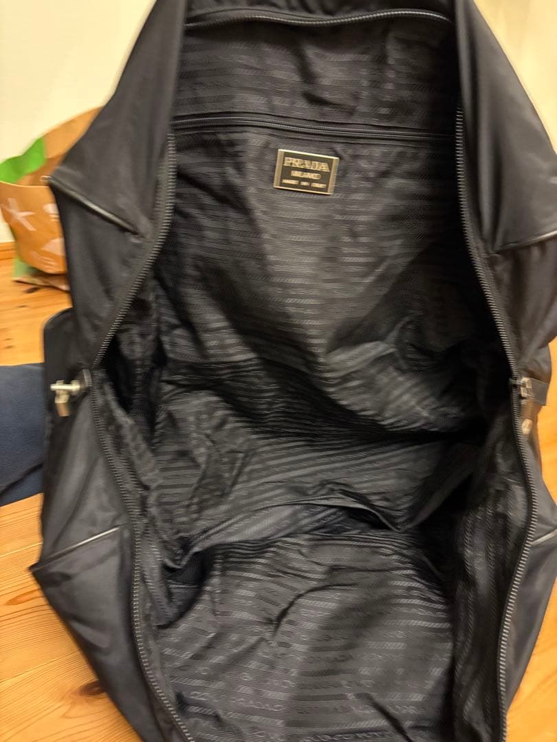 【ようへいさん専用】PRADA ブラック ナイロン ボストンバッグ