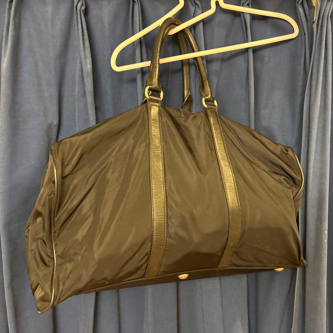 【ようへいさん専用】PRADA ブラック ナイロン ボストンバッグ