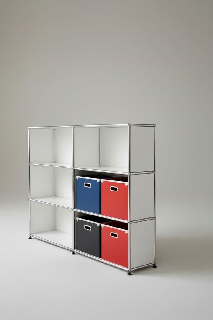 【USM Haller】純正 パスコBOX 2個セット（黒・赤・青、選択可）美品