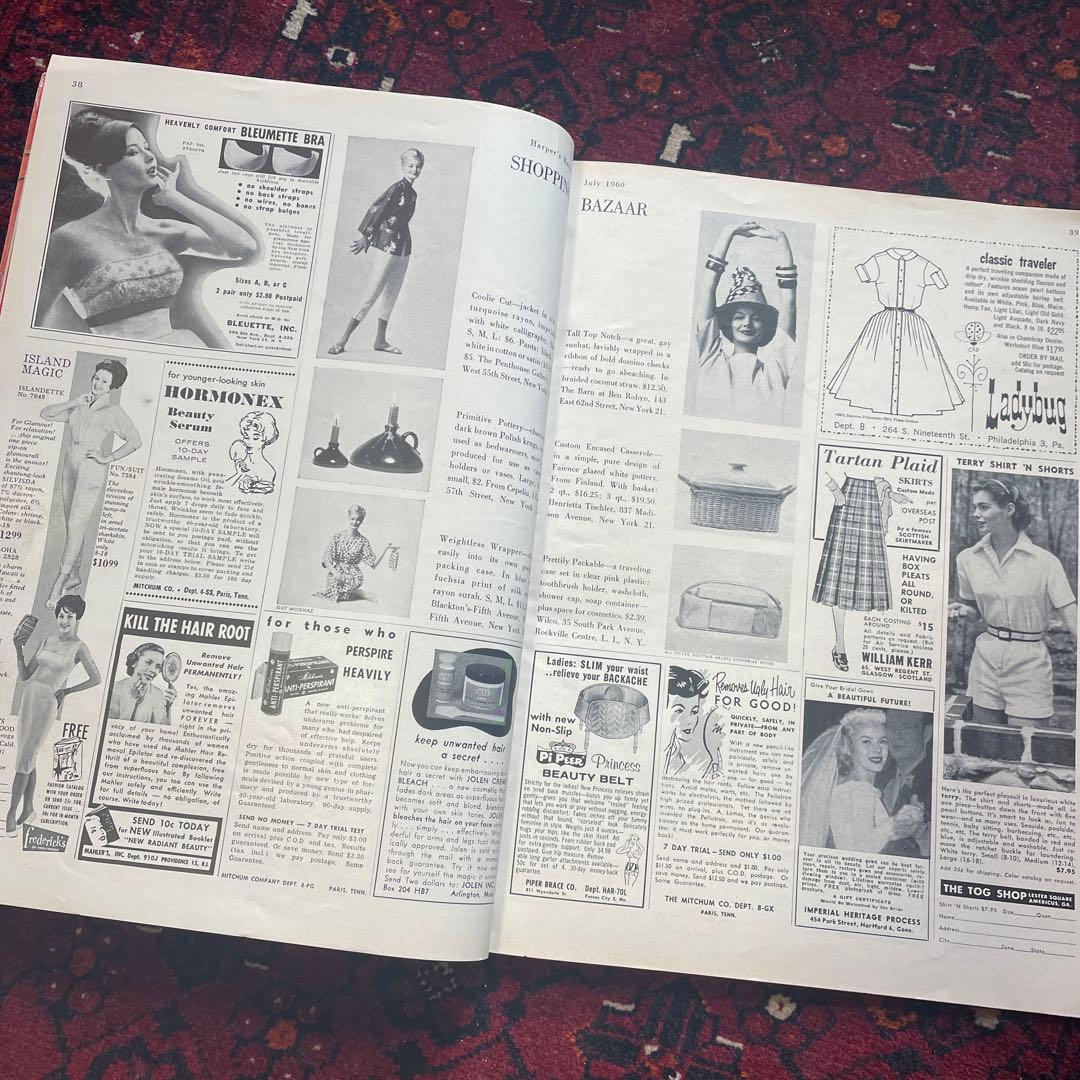 その他 BAZAAR JULY 1960