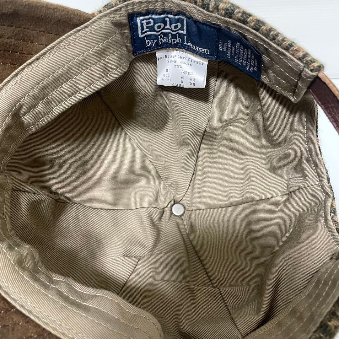 POLO RALPH LAUREN 90s ヴィンテージ ツイード キャップ