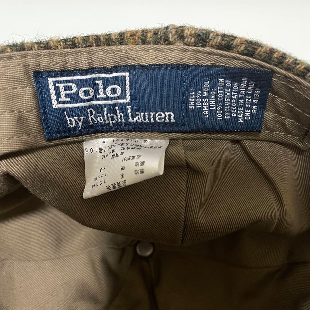 POLO RALPH LAUREN 90s ヴィンテージ ツイード キャップ