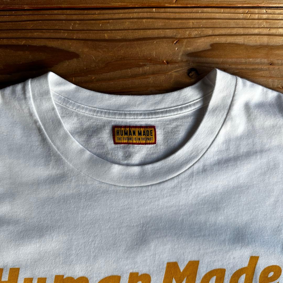 human madeヒューマンメイド　ダックプリント 白　Tシャツ　Ｌサイズ