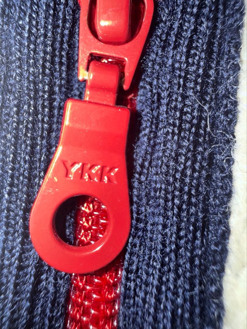 シナコバ LUPO DI MARE ニット切替ジップベスト LLサイズ 美品