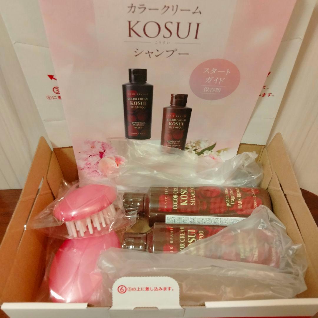 【1点限り】HAIR BEAUTE KOSUI SHAMPOOダークブラウン×2