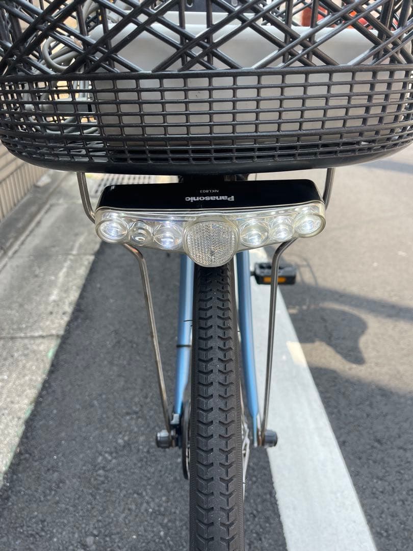 水色 パナソニック電動アシスト自転車 シティタイプ26CPXD36