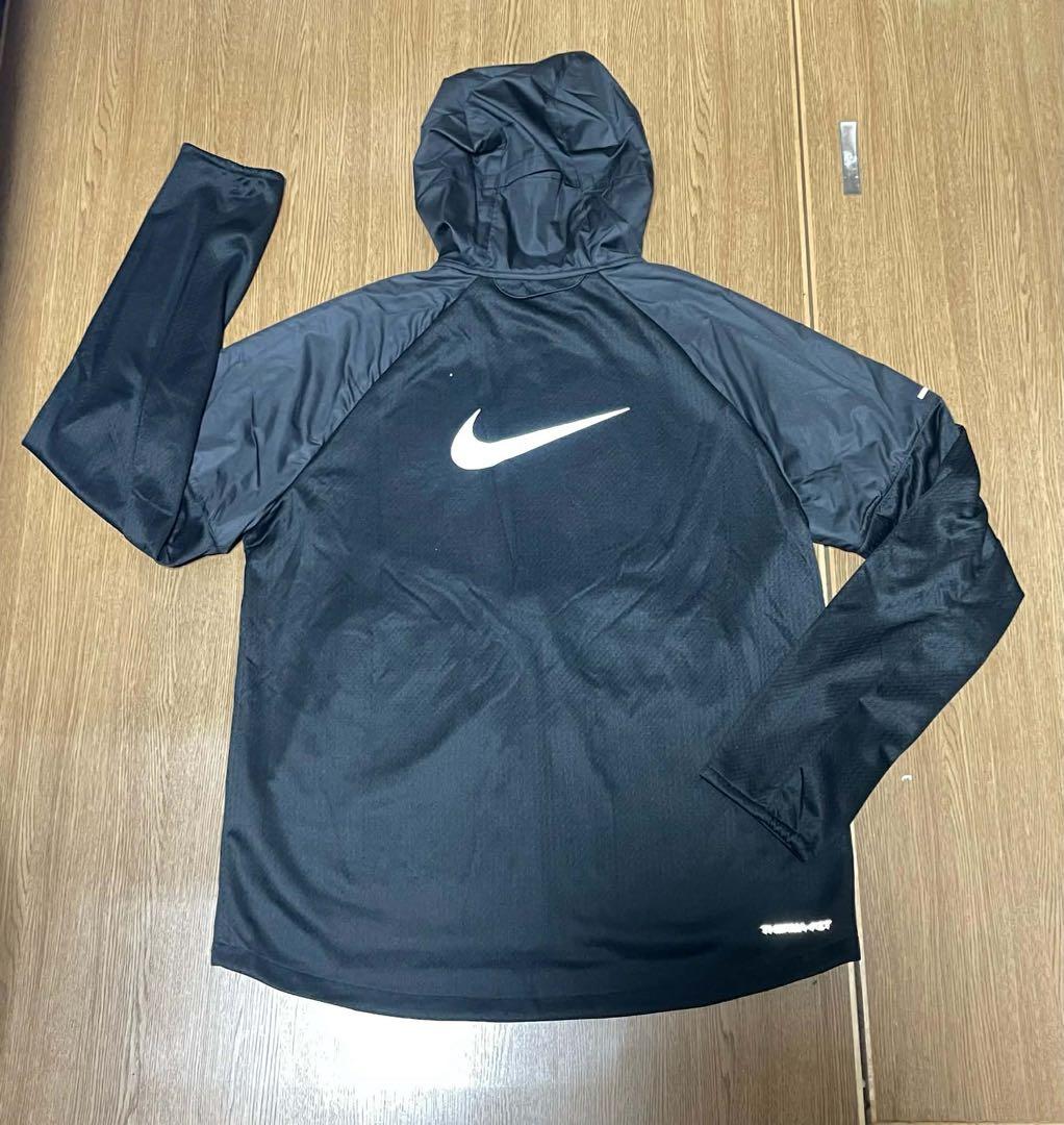 M 新品 ナイキ ランニングジャケット スフィア 防寒 サーマ ウィンドブレーカ