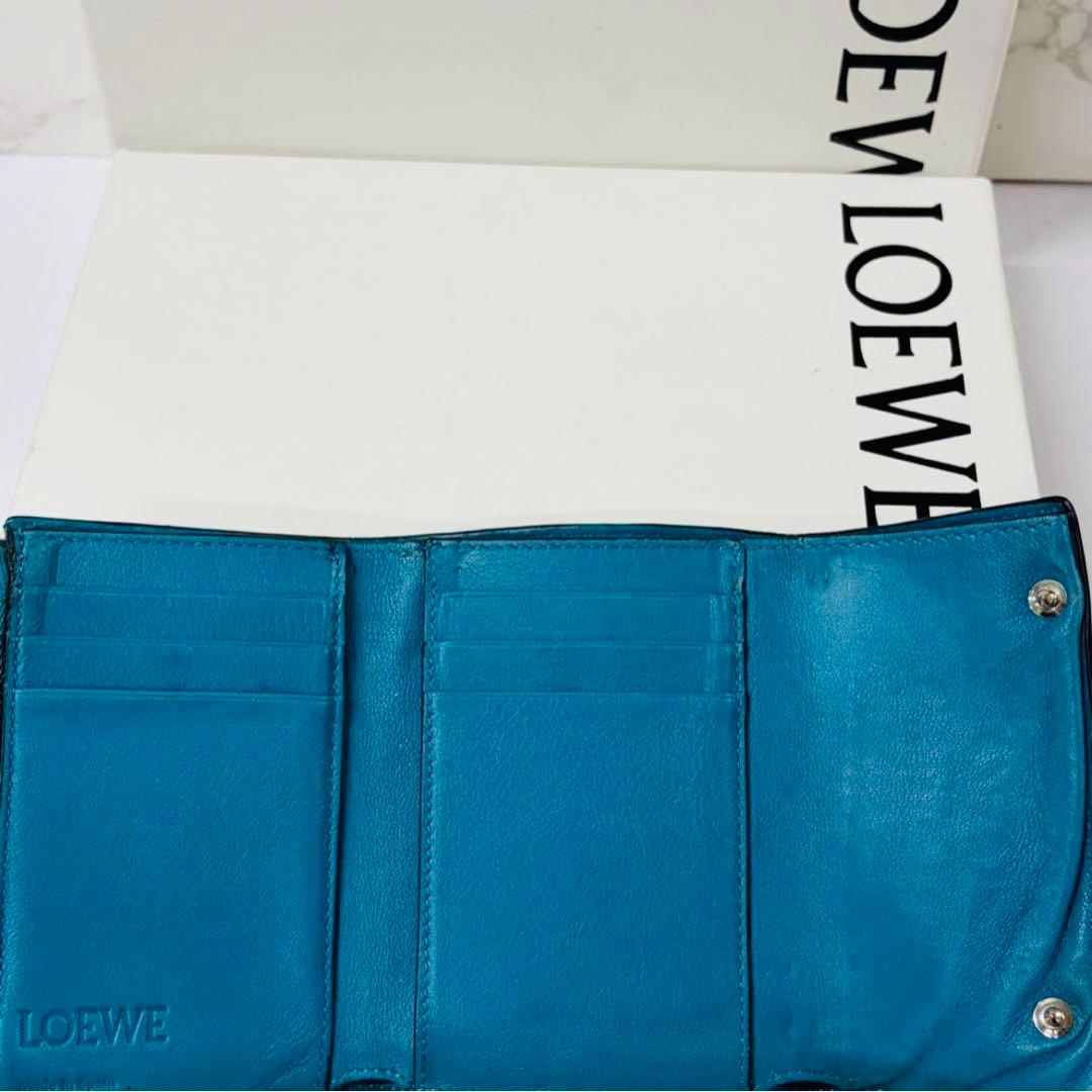 LOEWE【三つ折財布】