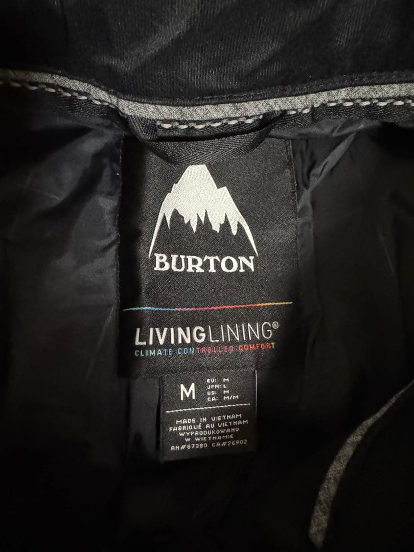 バートン　スノーボード　パンツ　LIVING LINING
