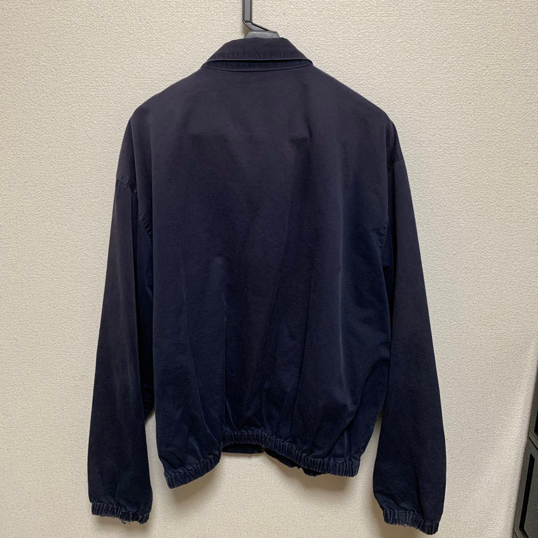 古着　USA製　ラルフローレン スイングトップ　XL ネイビー　フェード　襤褸