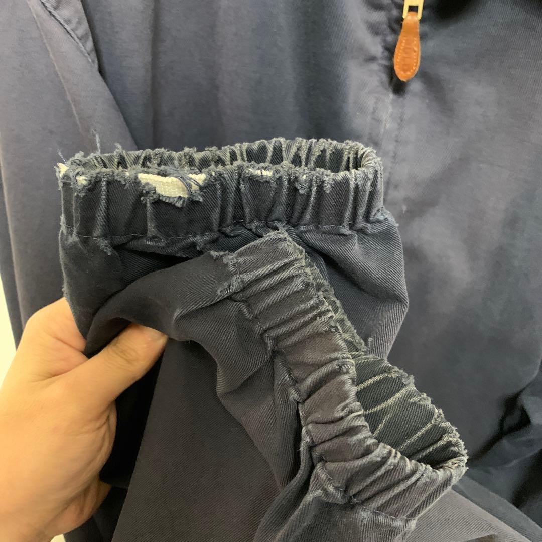 古着　USA製　ラルフローレン スイングトップ　XL ネイビー　フェード　襤褸