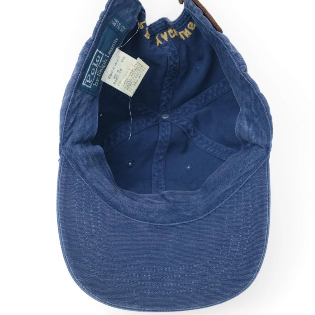 90s Polo ラルフローレン キャップ ヨット ネイビー